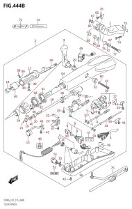 DF80A From 08002F-510001 (E03)  2015 drawing TILLER HANDLE (DF70ATH:E40)