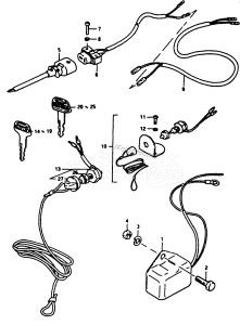 DT16 From C-10001 ()  1982 drawing OPT : ELECTRICAL (DT20, DT25, DT28)