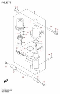 DF40A From 04003F-510001 (E03)  2015 drawing TRIM CYLINDER (DF60AVT:E03)