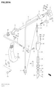 00992F-421001 (2004) 9.9hp P01-Gen. Export 1 (DF9.9K4) DF9.9 drawing CLUTCH