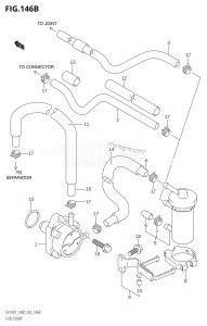 DF140 From 14001F-880001 (E03)  2008 drawing FUEL PUMP (K6,K7,K8,K9,K10,011)