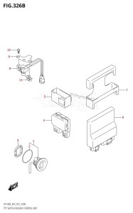 DF100A From 10003F-510001 (E03)  2015 drawing PTT SWITCH /​ ENGINE CONTROL UNIT (DF115AT:E03)