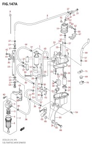 DF225Z From 22503Z-410001 (E01 E40)  2014 drawing FUEL PUMP /​ FUEL VAPOR SEPARATOR (DF200T:E01)