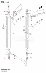 DF300B From 30003F-340001 (E11)  2023 drawing FUEL INJECTOR (E01,E03,E11)