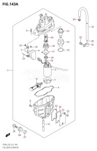 DF80A From 08002F-410001 (E03)  2014 drawing FUEL VAPOR SEPARATOR