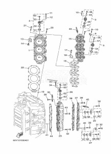 LZ250DETOX drawing CYLINDER--CRANKCASE-2