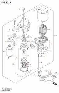 DF60A From 06003F-910001 (E01 E40)  2019 drawing STARTING MOTOR