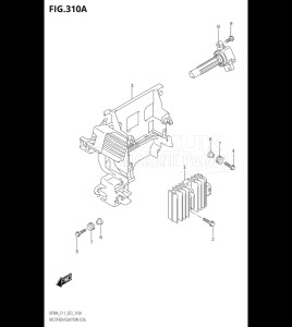 10004F-140001 (2021) 100hp E01 E40-Gen. Export 1 - Costa Rica (DF100BT  DF100BT   DF100BT) DF100B drawing RECTIFIER / IGNITION COIL