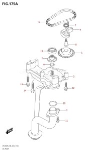 DF250 From 25005Z-040001 (E40)  2020 drawing OIL PUMP