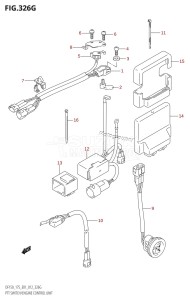 DF175T From 17502F-210001 (E01 E40)  2012 drawing PTT SWITCH /​ ENGINE CONTROL UNIT (DF175Z:E01)