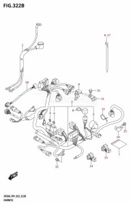 DF20A From 02002F-040001 (E01 P01 P40)  2020 drawing HARNESS (DF9.9BR,DF15AR,DF20AR)