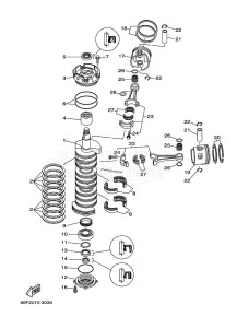 Z150Q drawing CRANKSHAFT--PISTON