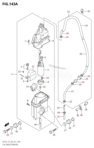 DF150Z From 15002Z-210001 (E03)  2012 drawing FUEL VAPOR SEPARATOR (DF150T:E03)