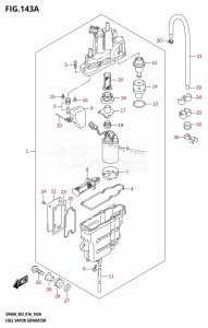 DF40A From 04003F-610001 (E03)  2016 drawing FUEL VAPOR SEPARATOR