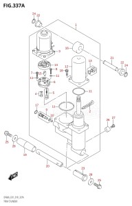 04004F-910001 (2019) 40hp E34-Italy (DF40AST) DF40A drawing TRIM CYLINDER (DF40A,DF40ATH,DF50A,DF50ATH)