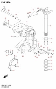 DF90A From 09003F-910001 (E40)  2019 drawing SWIVEL BRACKET (DF70A,DF90A,DF100B)