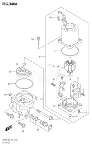 DF115A From 11503F-510001 (E01 E40)  2015 drawing PTT MOTOR (DF100AT:E01)