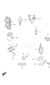 DF 9.9B drawing Sensor/Switch Non-Remote Control