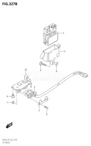 01504F-140001 (2021) 15hp P01-Gen. Export 1 (DF15A   DF15AR   DF15AT   DF15ATH) DF15A drawing PTT SWITCH (DF9.9BTH,DF20ATH)