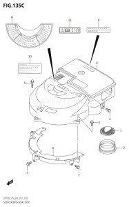 DF175Z From 17502Z-210001 (E01 E40)  2012 drawing SILENCER /​ RING GEAR COVER (DF150Z:E01)