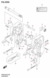 DF9.9B From 00995F-610001 (P03)  2016 drawing CLAMP BRACKET (DF9.9BTH:P03)