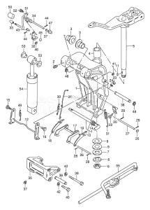 DT85TC From 8501-011001 ()  1991 drawing SWIVEL BRACKET (WT,WQ,WHQ,MQ ~MODEL:94)