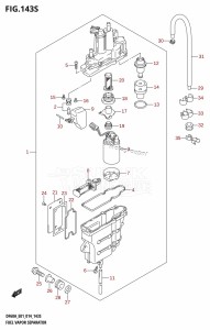 DF40A From 04004F-410001 (E34-Italy)  2014 drawing FUEL VAPOR SEPARATOR (DF60AVT:E40)