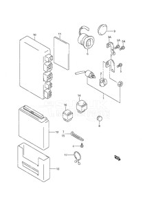 DF 40 drawing Engine Control Unit