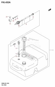 DF40A From 04004F-110001 (E34-Italy)  2011 drawing FUEL TANK