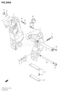 DF140A From 14003F-410001 (E03)  2014 drawing CLAMP BRACKET (DF100AT:E03)