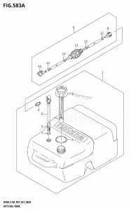 DF9.9A From 00994F-310001 (P01)  2013 drawing OPT:FUEL TANK