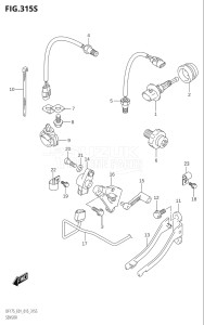 17502Z-510001 (2005) 175hp E01 E40-Gen. Export 1 - Costa Rica (DF175Z) DF175Z drawing SENSOR (DF175ZG:E40)