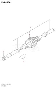 DF175A From 17503F-040001 (E01 E03 E40)  2020 drawing FUEL HOSE