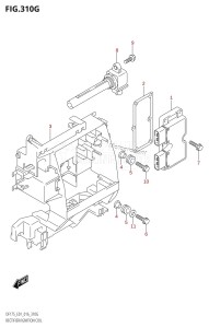 DF175ZG From 17502Z-610001 (E01 E40)  2016 drawing RECTIFIER /​ IGNITION COIL (DF150ZG:E01)