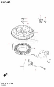 DF25A From 02504F-810001 (P03)  2018 drawing MAGNETO (E-STARTER)