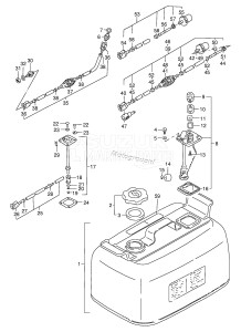 DT15 From 01501-613324 ()  1986 drawing FUEL TANK (MODEL:88~92 /​ 24L)