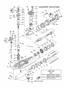 FL250BETX drawing PROPELLER-HOUSING-AND-TRANSMISSION-3