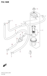 DT9.9A From 00993K-910001 (P36 P40)  2019 drawing FUEL PUMP (DT9.9AK,DT15AK)