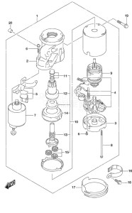 DF 115A drawing Starting Motor