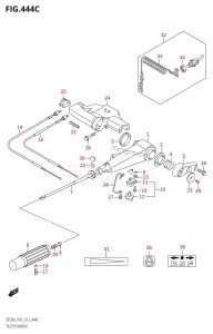 DF15A From 01504F-310001 (P03)  2013 drawing TILLER HANDLE (DF20A:P03)