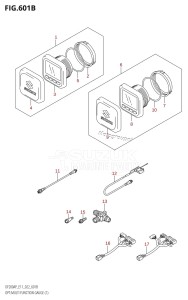 DF175AP From 17503P-240001 (E11)  2022 drawing OPT:MULTI FUNCTION GAUGE (1) (022)