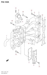 DF115T From 11501F-980001 (E03)  2009 drawing INTAKE MANIFOLD