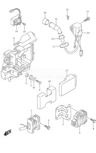 DF 25A drawing Rectifier/Ignition Coil