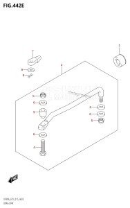 DF70A From 07003F-510001 (E03)  2015 drawing DRAG LINK (DF80A:E01)