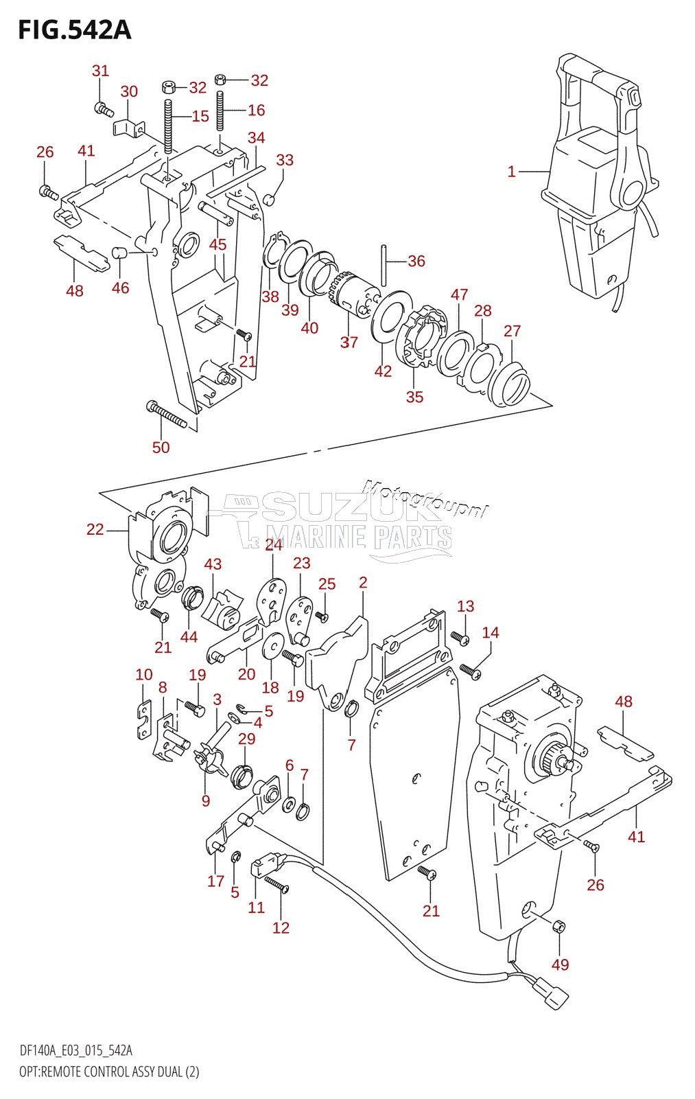 OPT:REMOTE CONTROL ASSY DUAL (2)