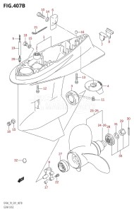 DF60 From 06001F-251001 (E01)  2002 drawing GEAR CASE (K1,K2,K3,K4,K5,K6,K7,K8,K9)