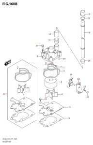 DF225T From 22503F-910001 (E03)  2019 drawing WATER PUMP (DF250ST)