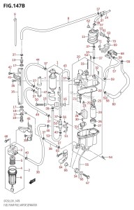 DF250Z From 25001Z-980001 (E01 E40)  2009 drawing FUEL PUMP /​ FUEL VAPOR SEPARATOR (011)