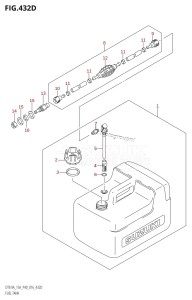 DT15A From 01504-610001 (P36 P40 P81)  2016 drawing FUEL TANK (DT9.9AK:P40)