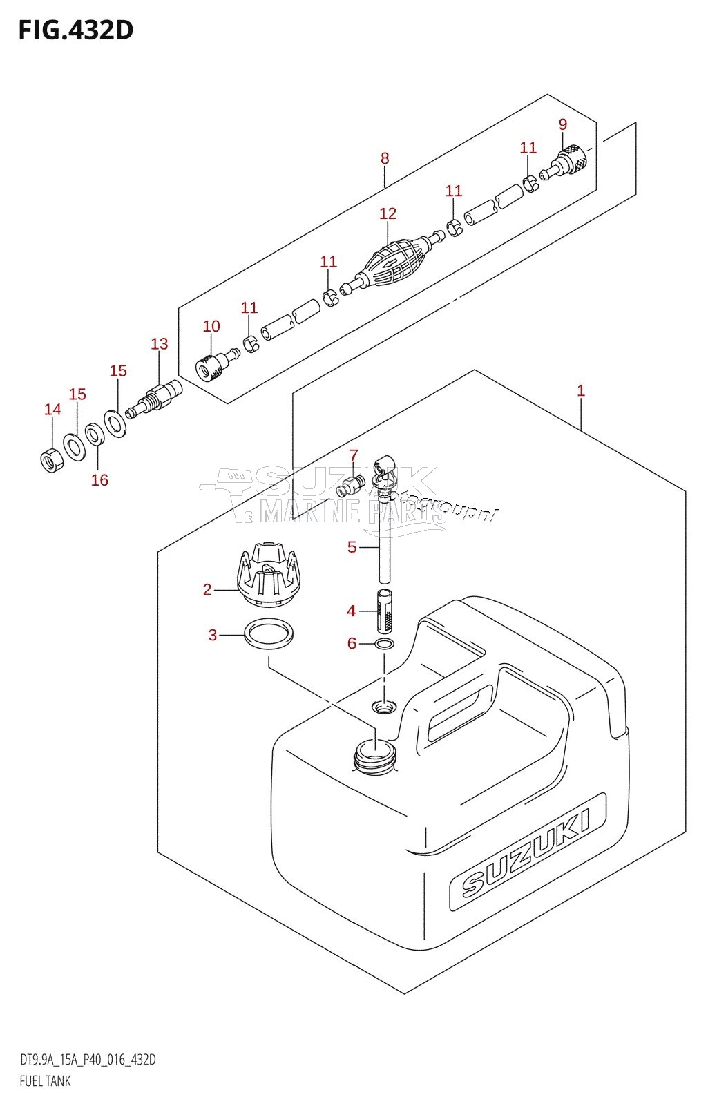 FUEL TANK (DT9.9AK:P40)